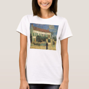 Vincent van Gogh - Witte Huis bij nacht T-shirt