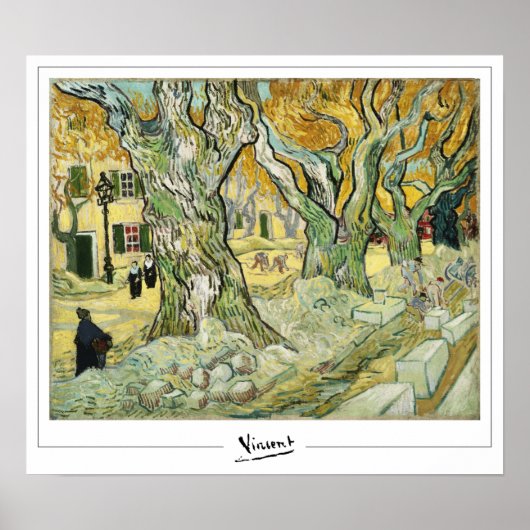 Vincent Van Gogh Zedign Affiche d'art #13-2 (Devant)