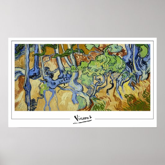Vincent Van Gogh Zedign Art Poster #14-2 (Devant)