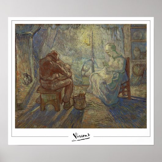 Vincent Van Gogh Zedign Art Poster #26-2 II (Devant)