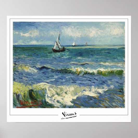 Vincent Van Gogh Zedign Art Poster #32-3 (Voorkant)