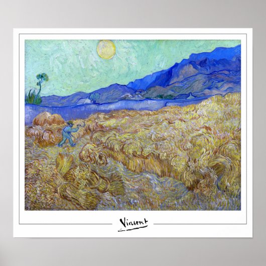 Vincent Van Gogh Zedign Art Poster #34-2 (Voorkant)