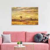 Vincent van Gogh - Zee bij Scheveningen Canvas Afdruk (Insitu (Woonkamer))