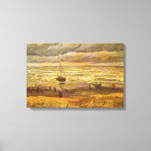 Vincent van Gogh - Zee bij Scheveningen Canvas Afdruk (Voorkant)
