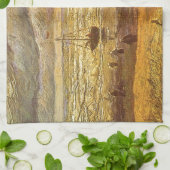 Vincent van Gogh - Zee in Scheveningen Theedoek (Gevouwen)