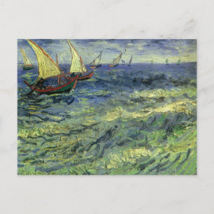 Vincent van Gogh - Zeegezicht bij Saintes Maries Briefkaart