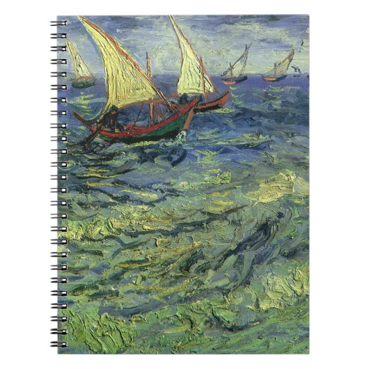 Vincent van Gogh - Zeegezicht bij Saintes Maries Notitieboek (Voorkant)