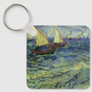 Vincent van Gogh - Zeegezicht bij Saintes Maries Sleutelhanger