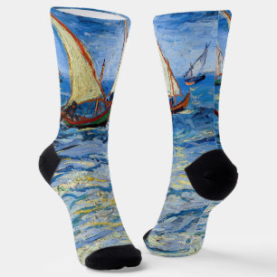 Vincent van Gogh - Zeegezicht bij Saintes-Maries Sokken