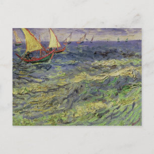 Vincent van Gogh   Zeegezicht in saintes-Maries Briefkaart