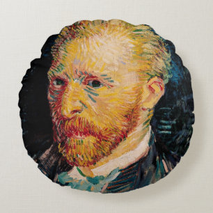 Vincent van Gogh Zelfportret, 1887 Rond Kussen