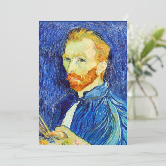 Vincent van Gogh - Zelfportret, 1889, Kaart (Staand voorkant)