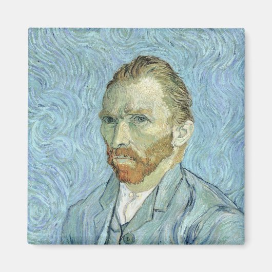 Vincent van Gogh | Zelfportret, 1889 Magneet (Voorkant)