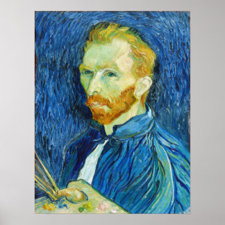 Vincent van Gogh: Zelfportret (augustus 1889) Poster