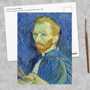 Vincent van Gogh - Zelfportret met palet Briefkaart