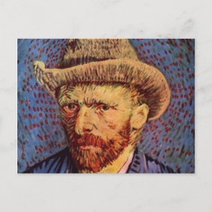 Vincent Van Gogh - Zelfportret met pet Briefkaart