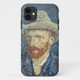Vincent van Gogh   Zelfportret met smelt Pet iPhone 11 Hoesje