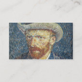 Vincent van Gogh | Zelfportret met smelt Pet Visitekaartje (Achterkant)