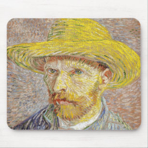 Vincent van Gogh - Zelfportret met strohoed Muismat