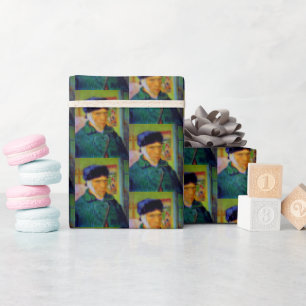 Vincent van Gogh Zelfportret met Verbonden Oor Kun Cadeaupapier