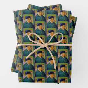Vincent van Gogh Zelfportret met Verbonden Oor Kun Inpakpapier Vel