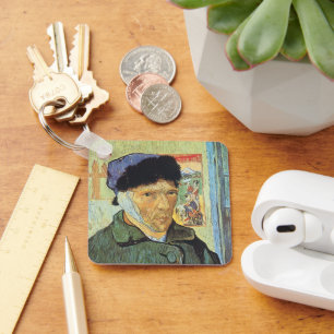 Vincent van Gogh - Zelfportret met verbonden oor Sleutelhanger