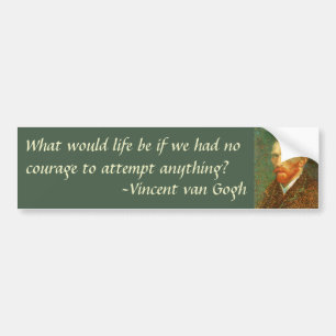 Vincent van Gogh - Zelfportret van Van Gogh Bumpersticker
