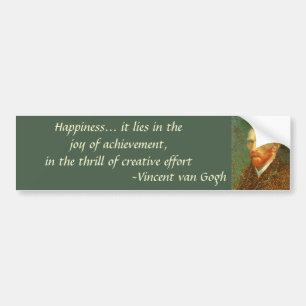 Vincent van Gogh - Zelfportret van Van Gogh Bumpersticker