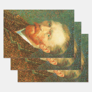 Vincent van Gogh - Zelfportret van Van Gogh Inpakpapier Vel