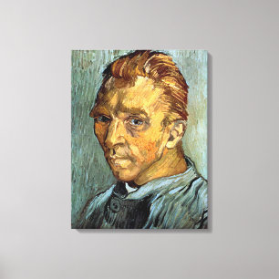 VINCENT VAN GOGH - Zelfportret zonder baard Canvas Afdruk