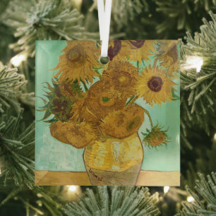 Vincent van Gogh   Zonnebloemen 1888 Glas Ornament