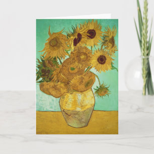 Vincent van Gogh   Zonnebloemen 1888 Kaart