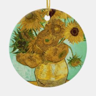 Vincent van Gogh Zonnebloemen 1888 Keramisch Ornament