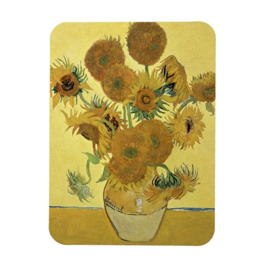 Vincent van Gogh | Zonnebloemen 1888 Magneet (Verticaal)