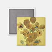 Vincent van Gogh | Zonnebloemen 1888 Magneet (Voorkant / Achterkant)