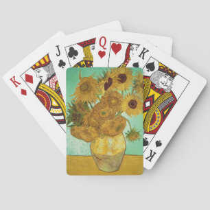 Vincent van Gogh Zonnebloemen 1888 Pokerkaarten