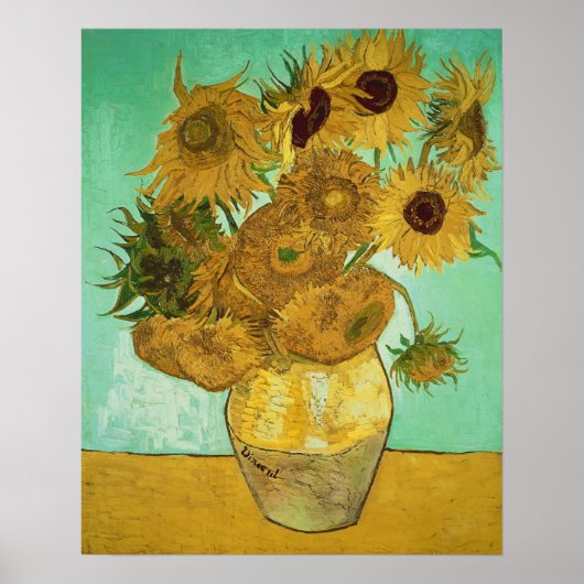 Vincent van Gogh | Zonnebloemen 1888 Poster (Voorkant)