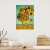 Vincent van Gogh | Zonnebloemen 1888 Poster (Keuken)