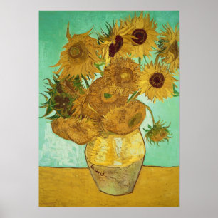 Vincent van Gogh   Zonnebloemen 1888 Poster