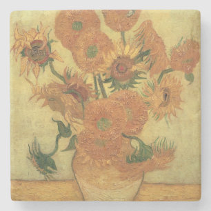 Vincent van Gogh Zonnebloemen 1889 Stenen Onderzetter