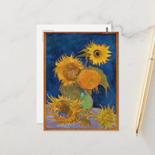 Vincent van Gogh - Zonnebloemen, 2e versie Briefkaart
