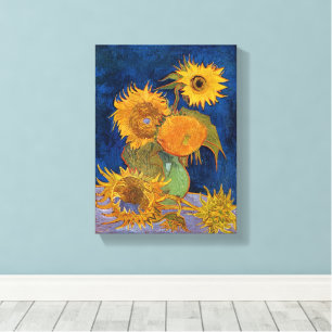 Vincent van Gogh - Zonnebloemen, 2e versie Canvas Afdruk