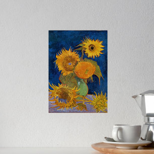 Vincent van Gogh - Zonnebloemen, 2e versie Folie Afdrukken