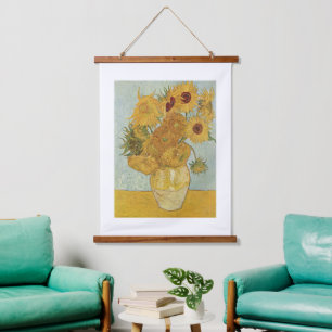 Vincent van Gogh - Zonnebloemen, 3e versie Hangend Wandkleed