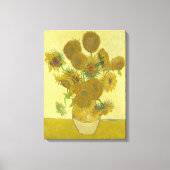 Vincent van Gogh - Zonnebloemen, vierde versie Canvas Afdruk (Voorkant)