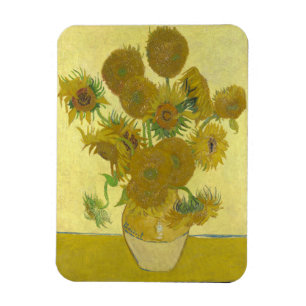 Vincent van Gogh - Zonnebloemen, vierde versie Magneet