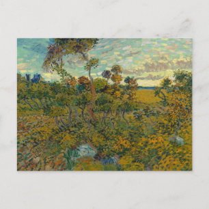 Vincent van Gogh, Zonsondergang bij Montmajour Briefkaart