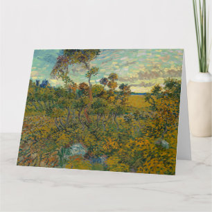 Vincent van Gogh, Zonsondergang bij Montmajour Kaart