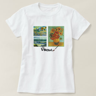 Vincent van Gogh's beroemde kunstwerk T-shirt