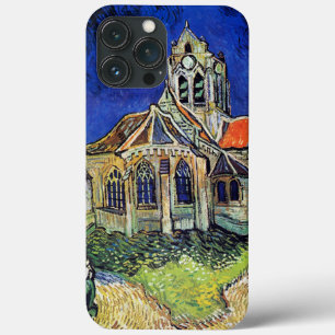 Vincent van Gogh's De Kerk bij Auvers iPhone 13 Pro Max Hoesje